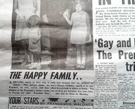 jfk assassinated daily mirror nov 23, 1963 newspaper edition