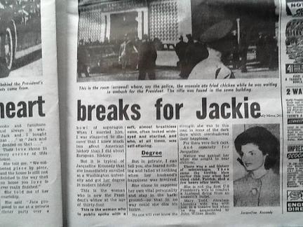 jfk assassinated daily mirror nov 23, 1963 newspaper edition