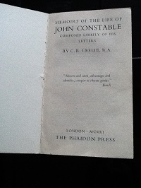 Memoirs of the Life of John Constable Paperback Book