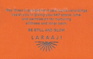 Laraaji Be Still and Glow US Cassette