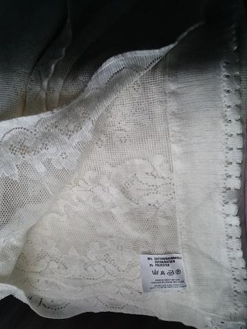 A pair of vintage Laura Ashley? net curtains