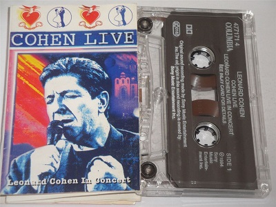LEONARD COHEN - Cohen Live - 4771714 Cassette Tape