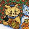 Louis Wain Cats - Christmas Toys Print