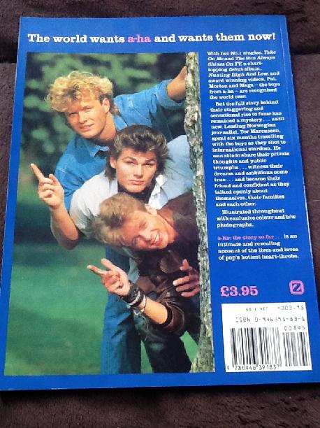 a-ha The Story So Far Paperback Book 1986