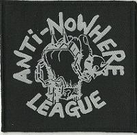 Anti-Nowhere League Fist Logo Pre-2000s patch