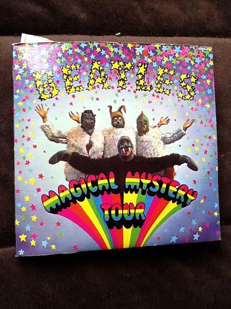 The Beatles Magical Mystery Tour 1970s issue UK 6-track STEREO double 7 vinyl EP