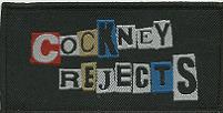 Cockney Rejects Logo Oblong Official Woven Patch