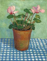Dora Carrington Cyclamen in a Pot Print