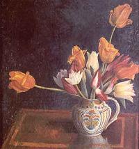 Dora Carrington Tulips in a Staffordshire Jug Print