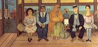 Frida Kahlo The Bus Canvas Print