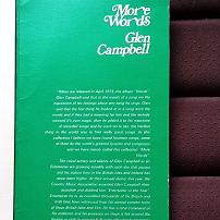 Glen Campbell - More Songs UK LP Vinyl