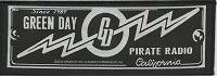 Green Day Pirate Radio 2004 Official Woven Strip Patch