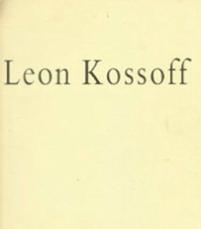 Leon Kossoff - 1998 Exhibition Catalogue