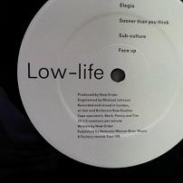 New Order - Lowlife UK LP
