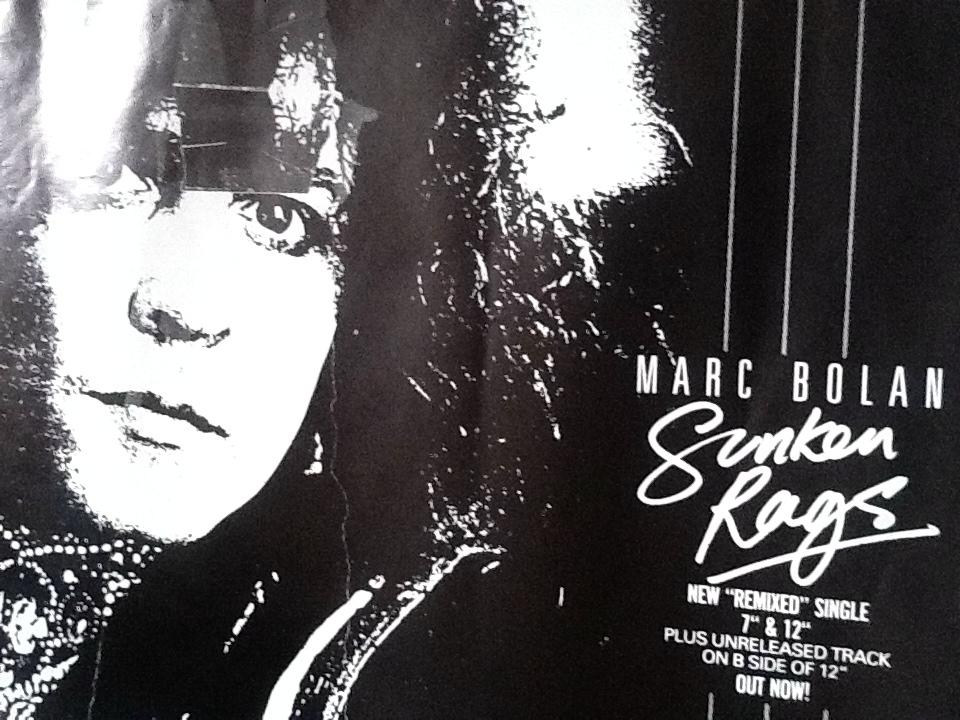 Marc Bolan Sunken Rags poster