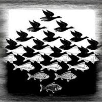 M. C. Escher Sky and Water