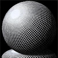 M. C. Escher Three spheres I