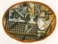 Picasso Still Life with Chair Caning (1912)