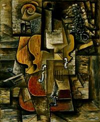 Picasso Violins and Grapes (1912)