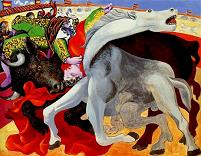 Picasso The Bullfight: Death of the Torero (1933)