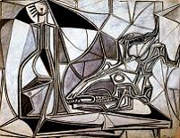 Picasso Skull of a Goat, Bottle and Candle (1952)