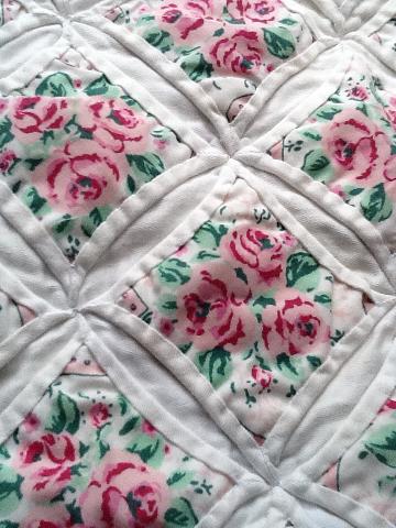 Pretty patchwork cushion cover