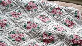 Pretty patchwork cushion cover