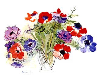 raoul dufy anemones