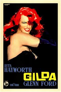 Rita Hayworth Gilda Italian Film Poster