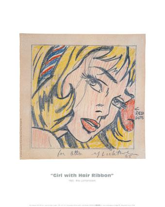 Roy Lichtenstein Drowning Girl (Art Print)