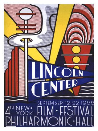 Roy Lichtenstein Lincoln Center Film Festival Art Print (Art Print)