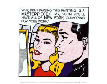 Roy Lichtenstein Masterpiece, 1962 Art Print (Art Print)