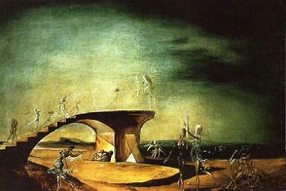 Salvador Dali The Broken Bridge and the Dream Art Print