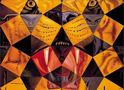 Salvador Dali Cinquenta, Tigre Real Poster