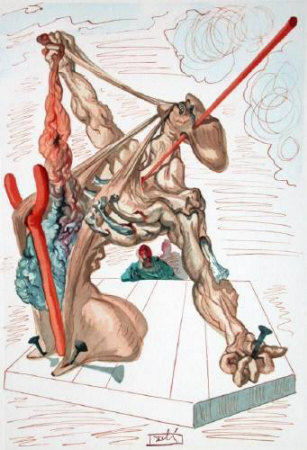 Salvador Dali DC Enfer 29 - Les Falsificateurs Limited Edition Art Print