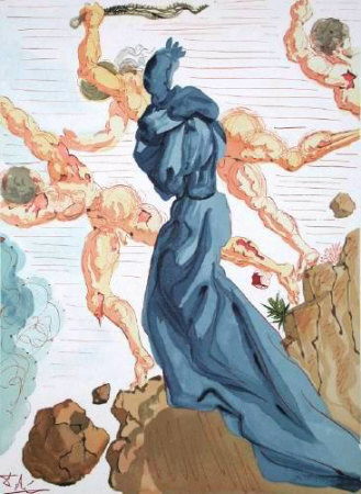 Salvador Dali DC Enfer 15 - Les Margelles du Phlegeton Limited Edition Art Print