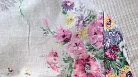 Shabby Chic Flower Curtains