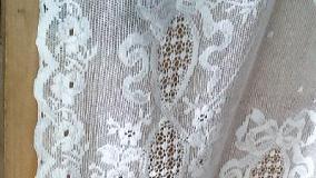 Lovely cream colour single net curtain