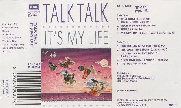 Talk Talk Life Cassette, Album, Repress, Clear/Blue Shell (UK)
