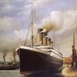 The Titanic Docked Before Her Disastrous Voyage
