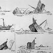 Sequence of Illustrations Showing the Sinking of the Titanic