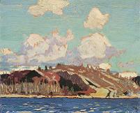 Tom Thomson (Group of Seven) Grey Sky Print