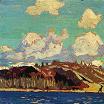 Tom Thomson Rocky Shore Print