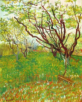 Vincent van Gogh Cherry Tree Canvas Print