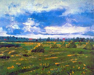 Vincent van Gogh Stacks Canvas Print