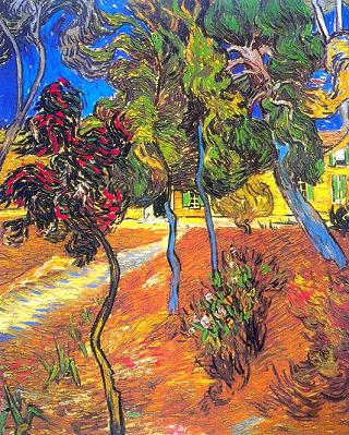 Vincent van Gogh Trees Canvas Print