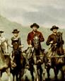 The Magnificent Seven, with Steve McQueen, James Coburn, Yul Brynner, and Charles Bronson, 1960