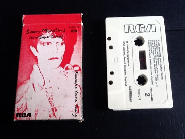 David Bowie Scary Monsters (And Super Creeps) / Because You're Young Cassette Single
