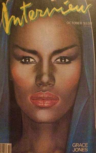 Andy Warhol Interview Magazine Grace Jones Cover