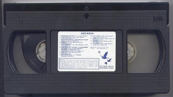 Arcadia VHS PAL Video